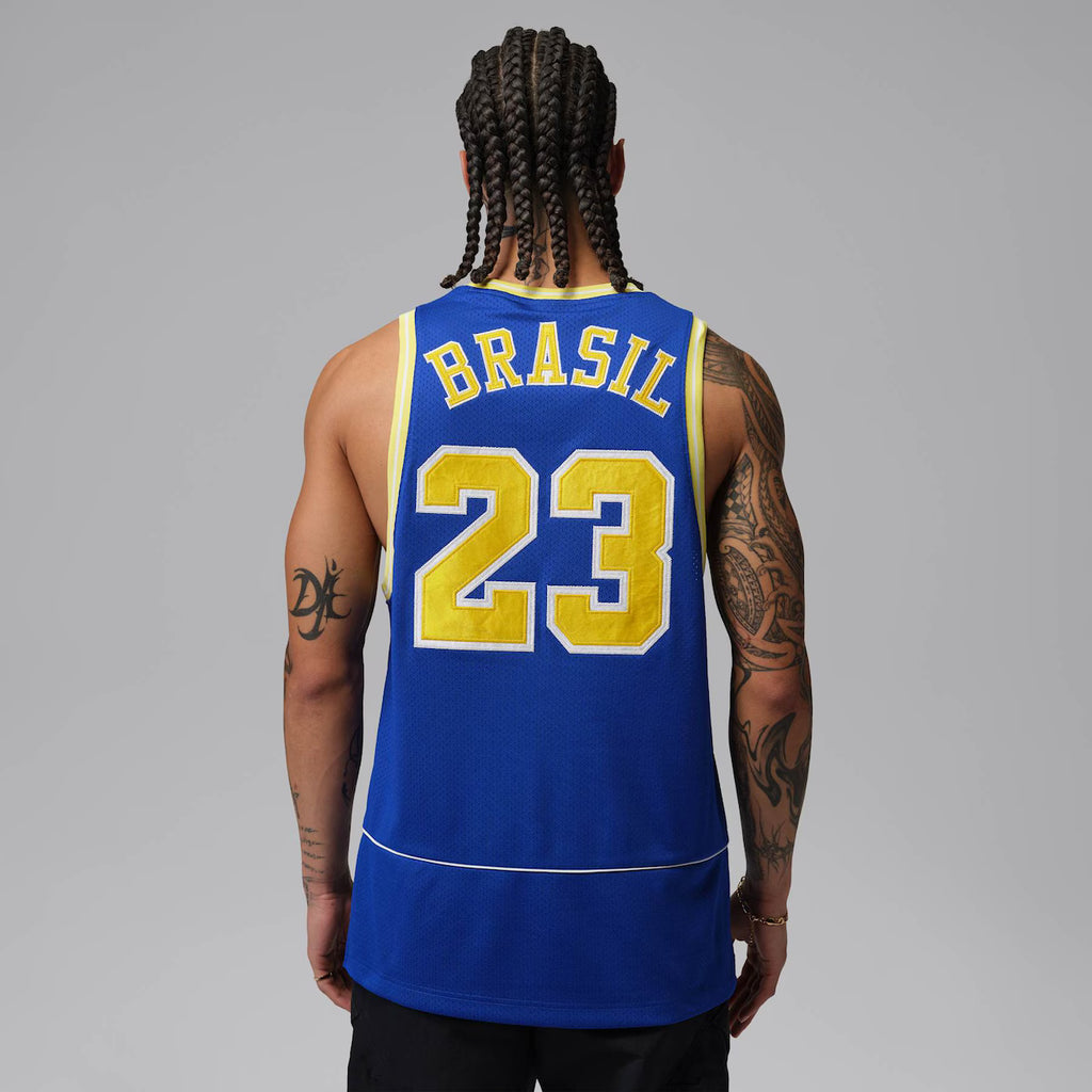 Regata Air Jordan Brasil Essentials Mesh Blue