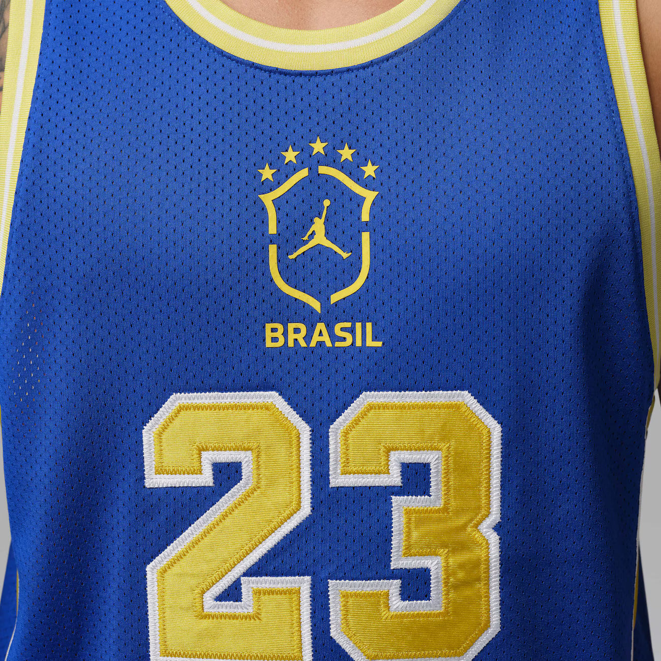 Regata Air Jordan Brasil Essentials Mesh Blue