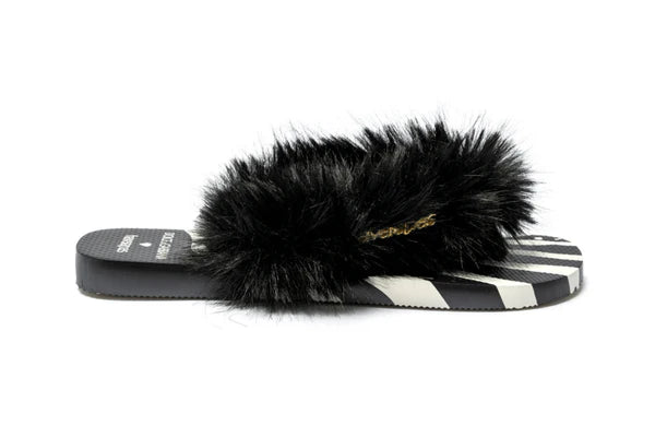 Dolce&Gabbana x Havaianas Top Faux Fur Flip-Flop