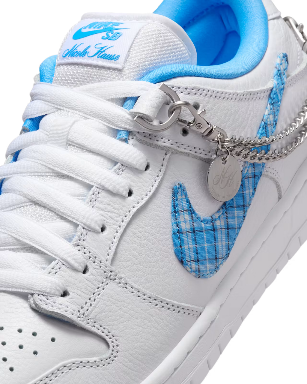 Nicole Hause x Nike SB Dunk Low Pro White University Blue