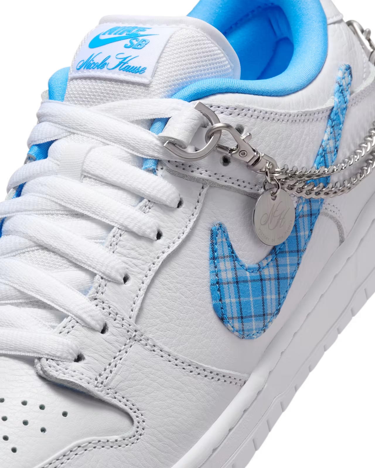 Nicole Hause x Nike SB Dunk Low Pro White University Blue