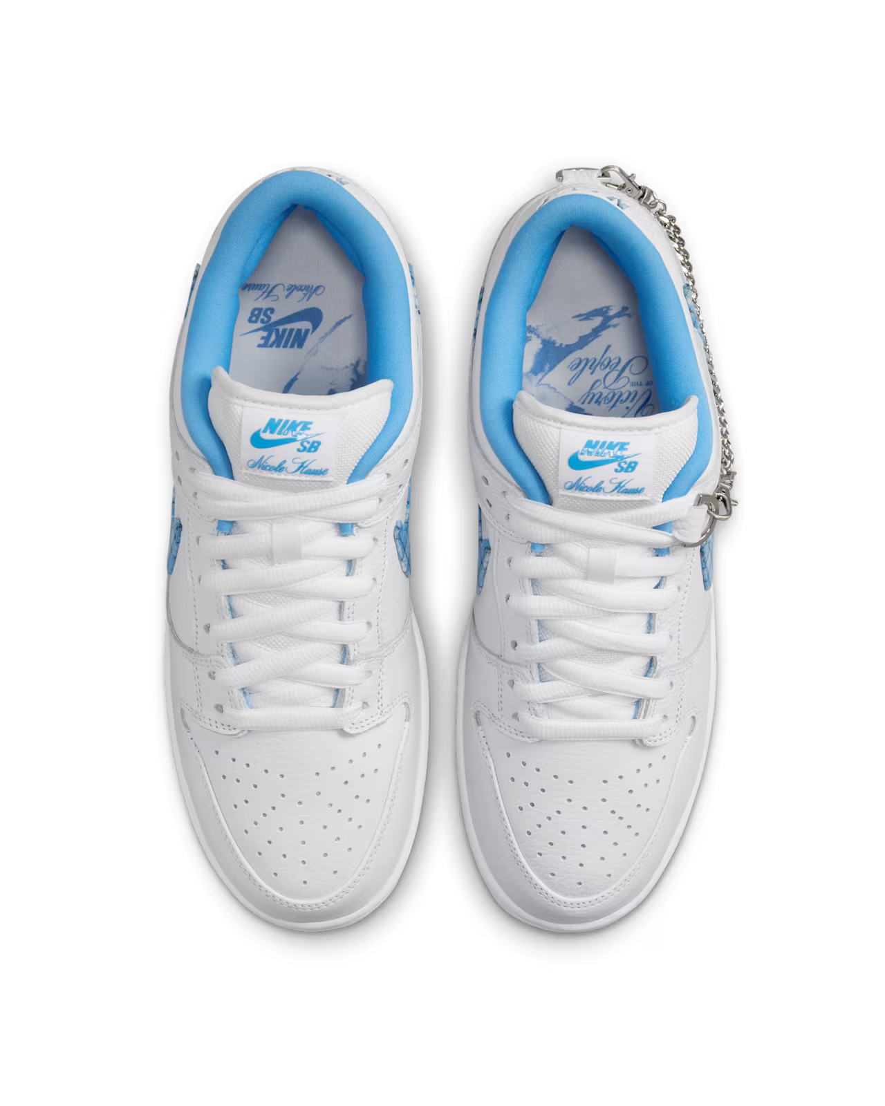 Nicole Hause x Nike SB Dunk Low Pro White University Blue